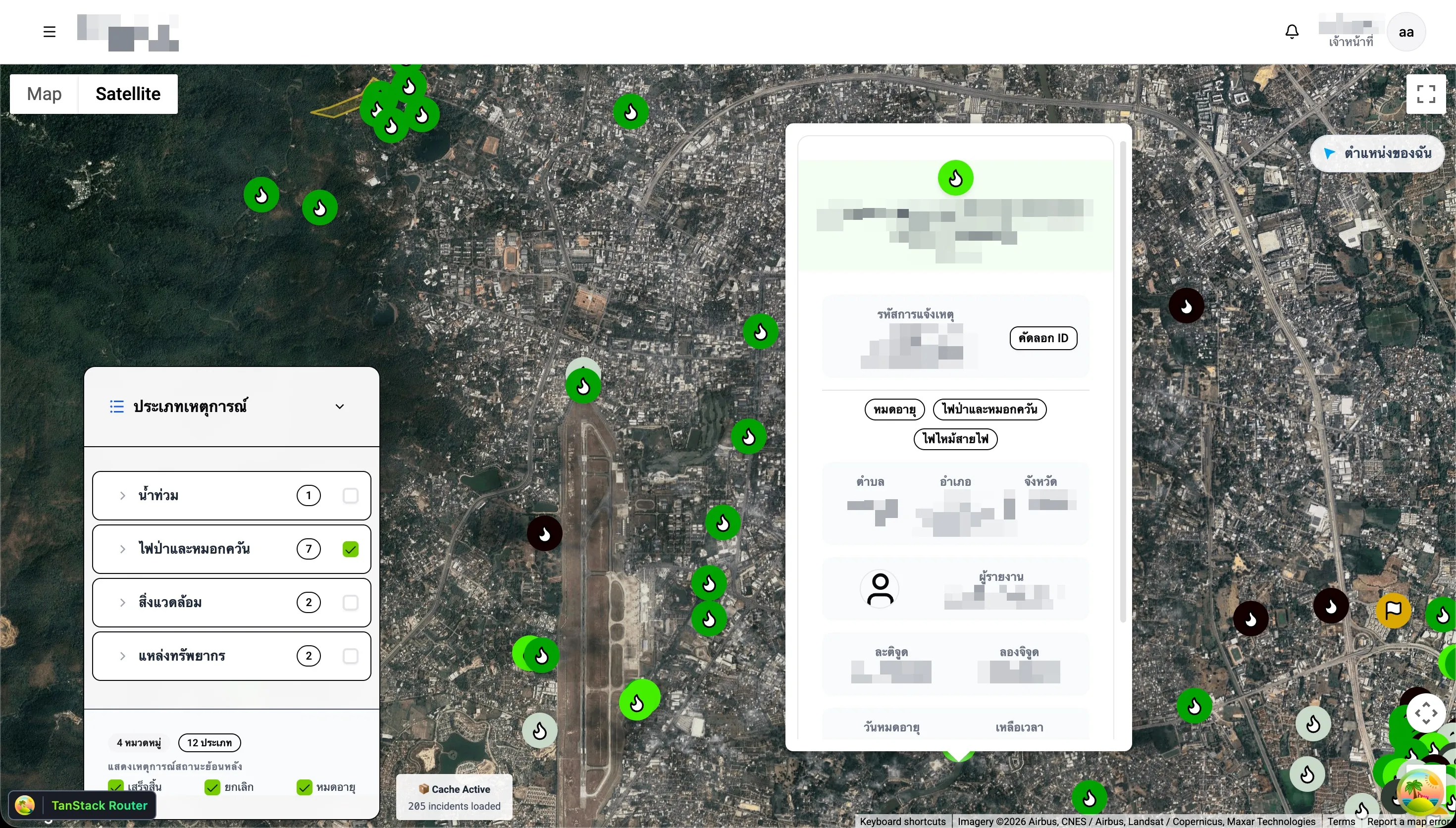 Sentinel System (ระบบเฝ้าระวัง) Advanced Mapping
